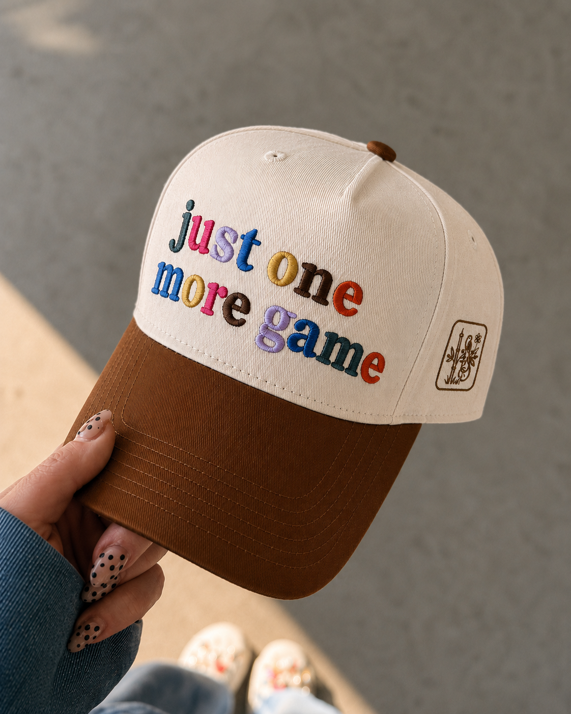 “Just One More Game” Mahjong Hat • Preorder