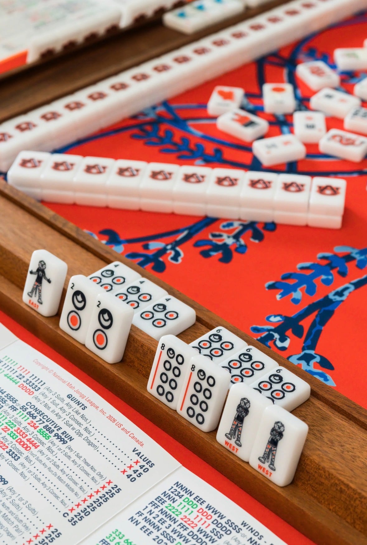 AUBURN UNIVERSITY® MAHJONG TILES - PRE ORDER