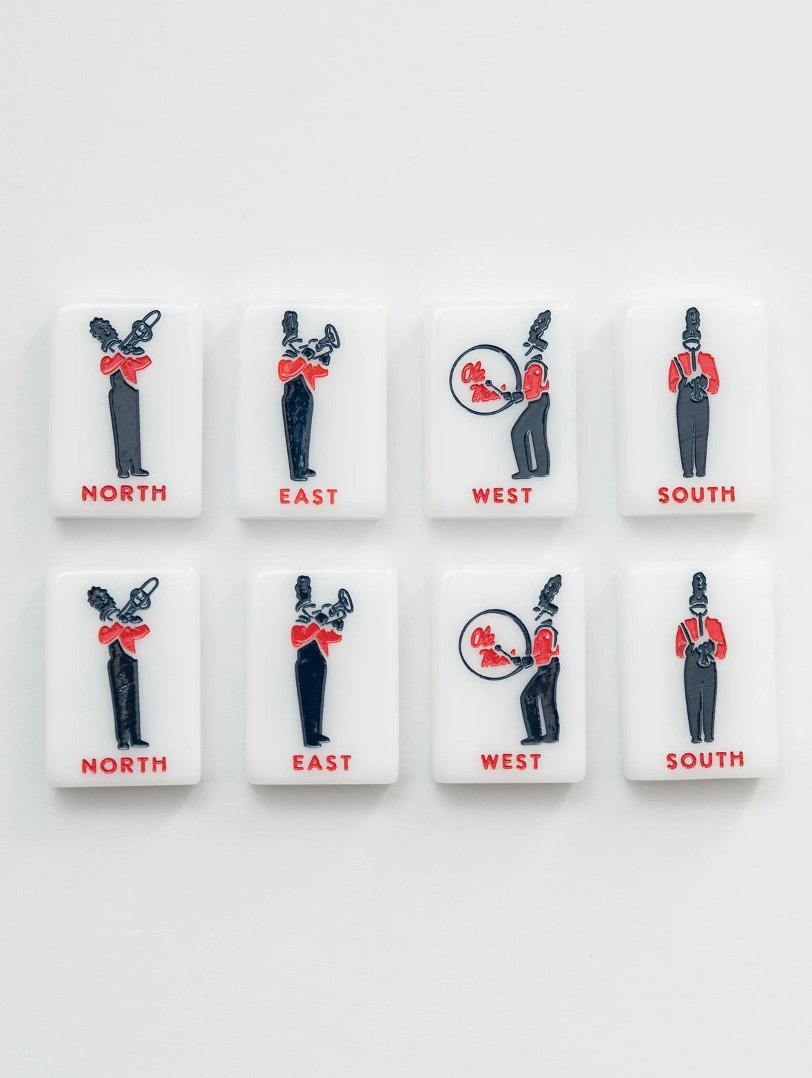 OLE MISS® - UNIVERSITY OF MISSISSIPPI® MAHJONG TILES - PRE ORDER