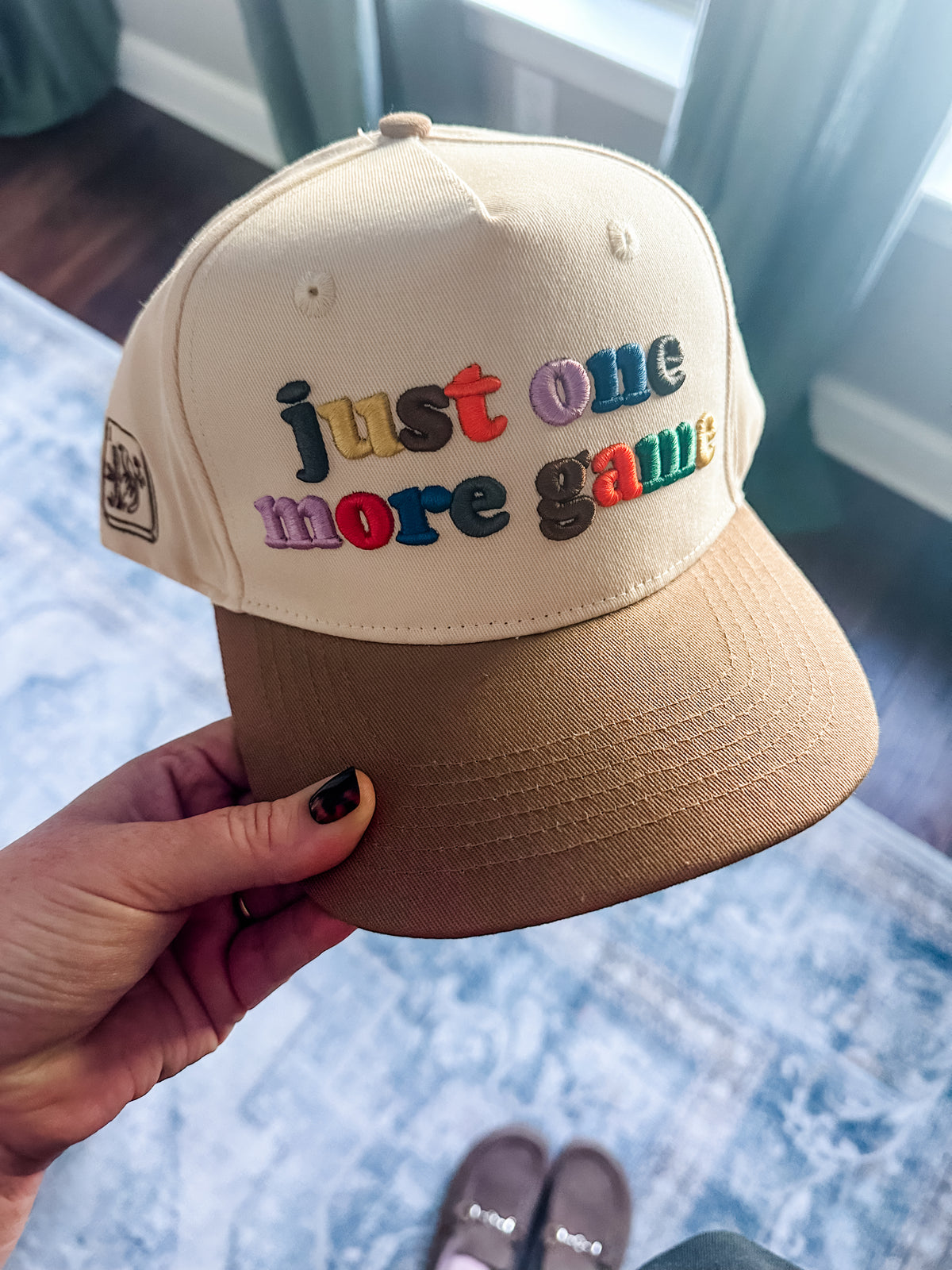 “just one more game” Mahjong Hat