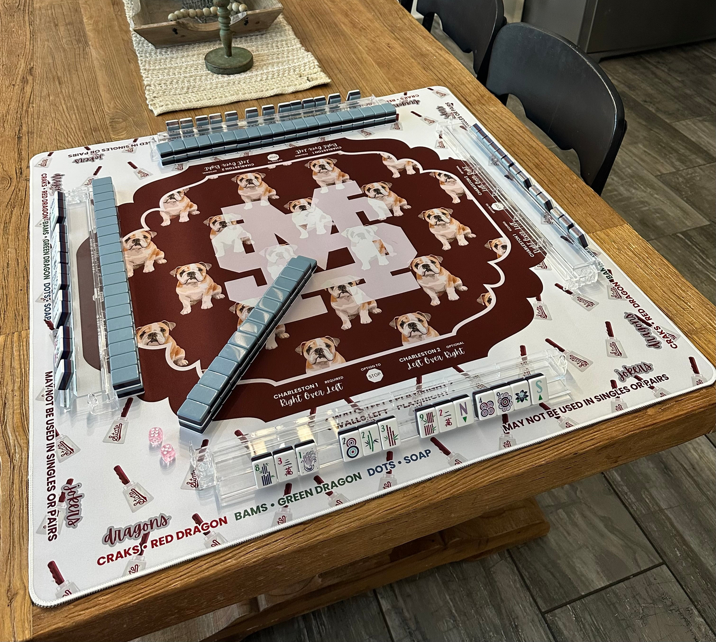 MS State Bulldogs Mahjong Mat • Preorder