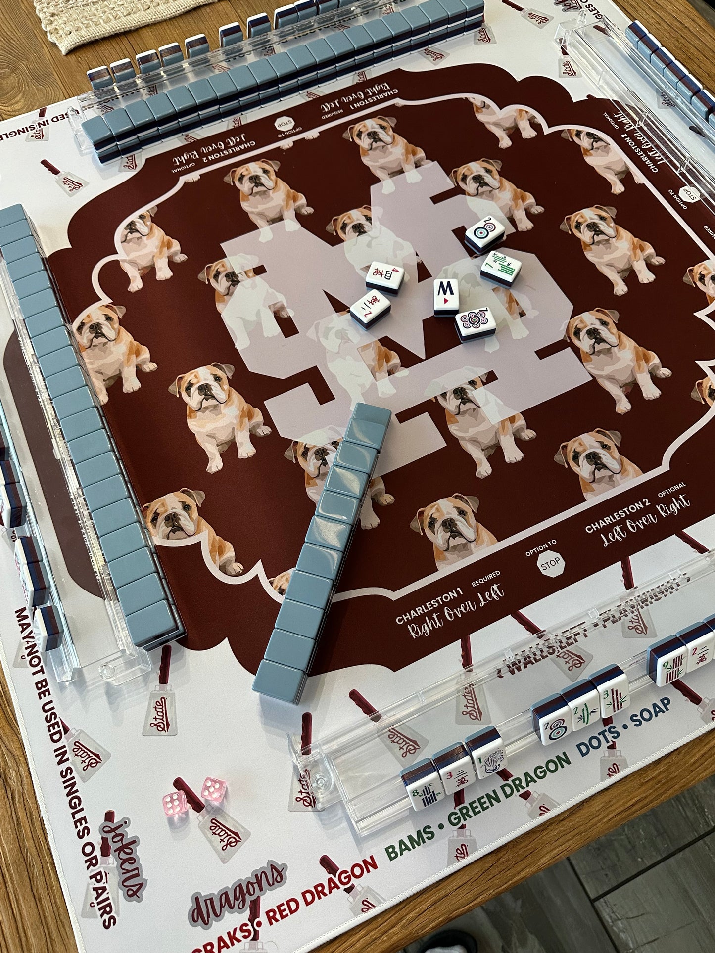 MS State Bulldogs Mahjong Mat • Preorder