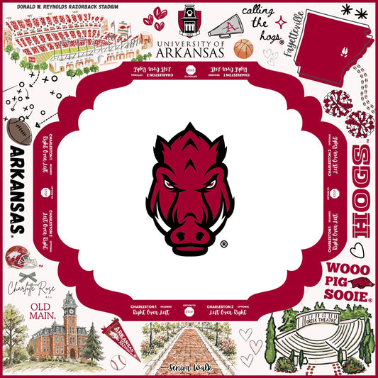 University of Arkansas® Mahjong Mat • Preorder