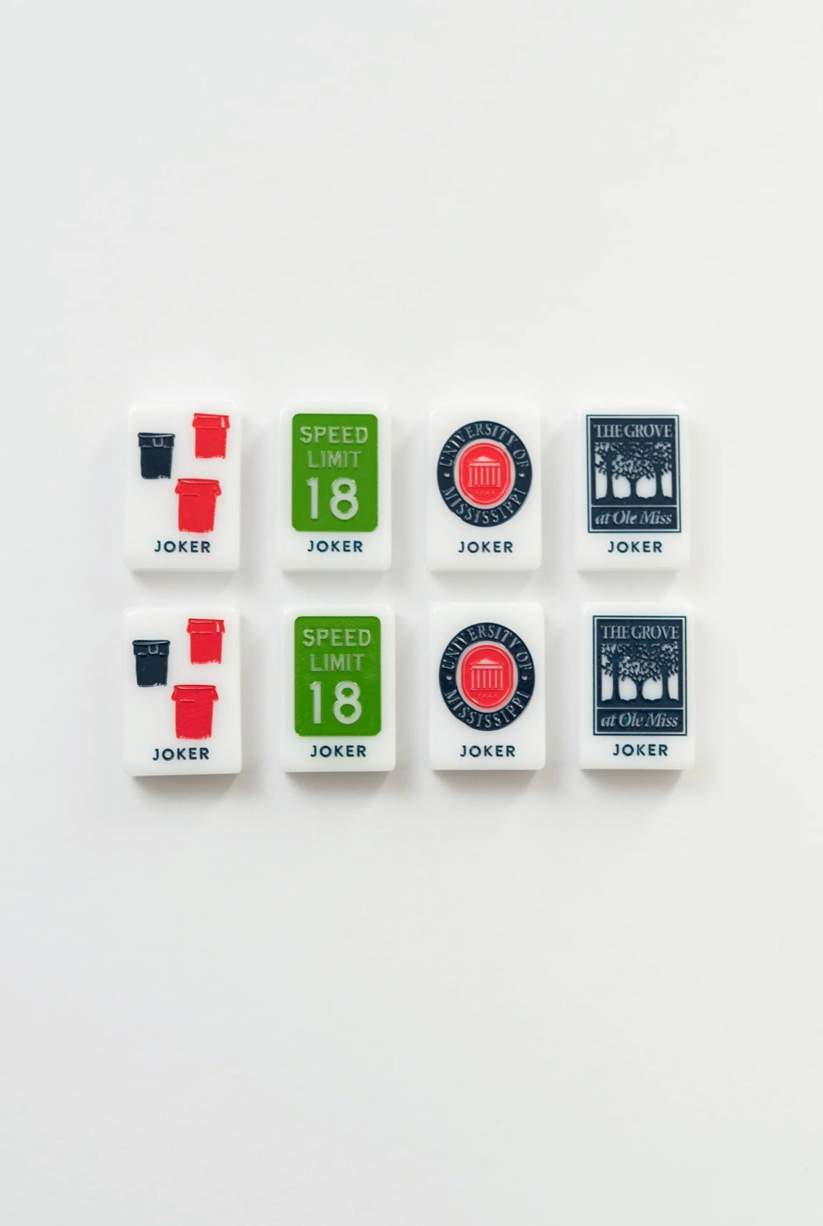 OLE MISS® - UNIVERSITY OF MISSISSIPPI® MAHJONG TILES - PRE ORDER