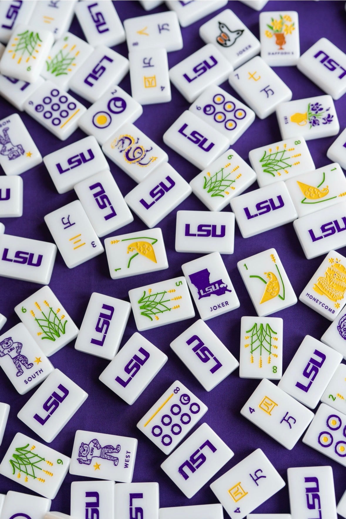LSU® - LOUISIANA STATE UNIVERSITY® MAHJONG TILES - PRE ORDER